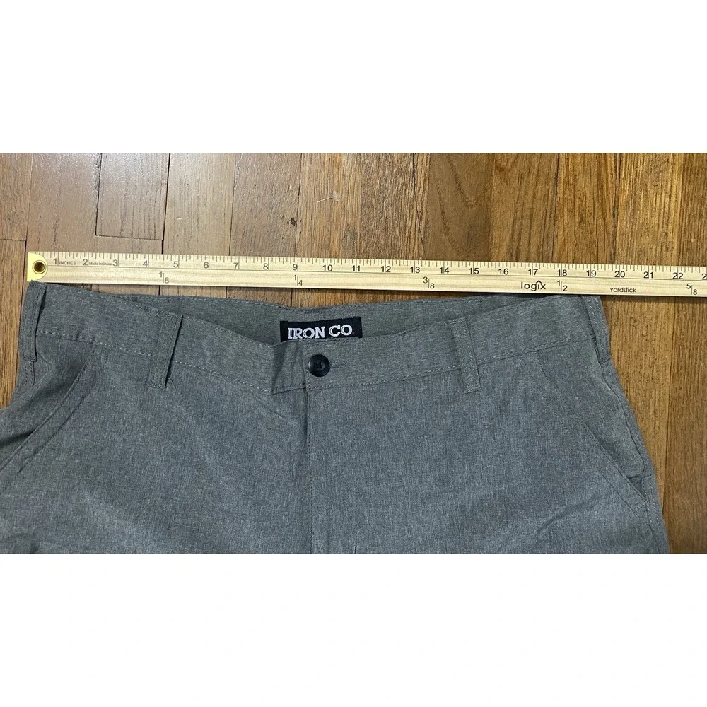 Men's Lighweight Performance Cargo Shorts Gray Preppy Golf Resort Wear Size‎ 38